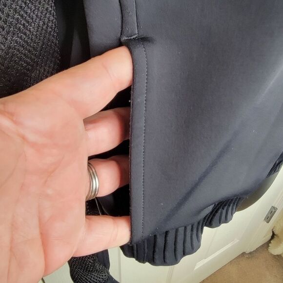 Victoria's Secret Sport black mesh sleeve jacket small - Picture 3 of 7